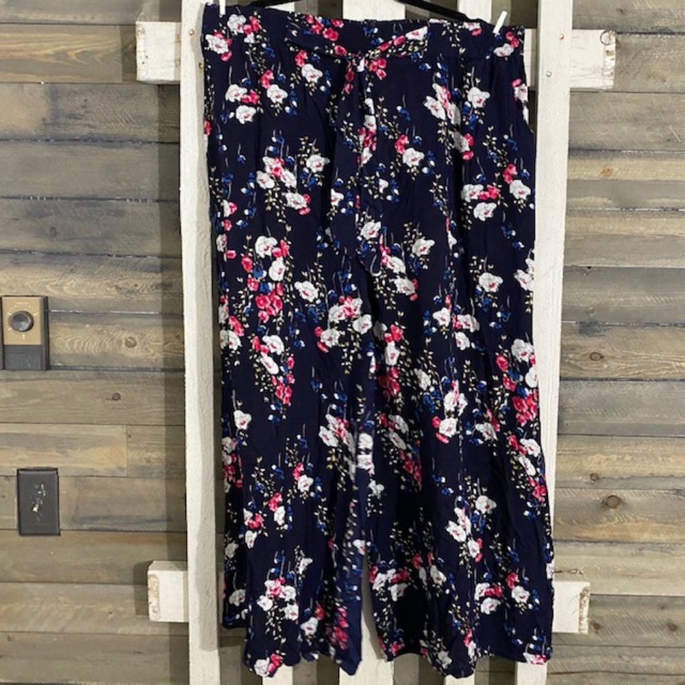 Simply Couture Floral Palazzo Pants